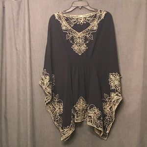 Gorgeous Navy blue tunic  NWT